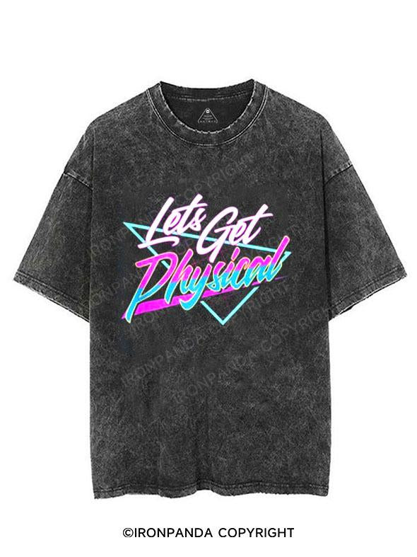 Let's get physical VINTAGE GYM SHIRT