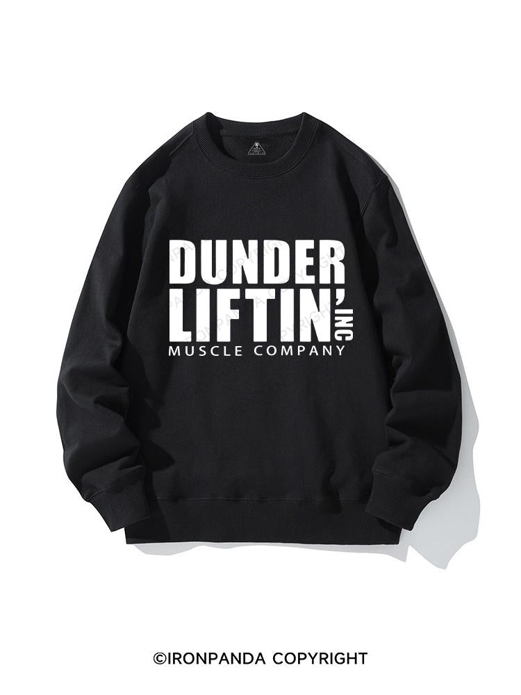 dunder lifting muscle company CREWNECK Sweatshirt