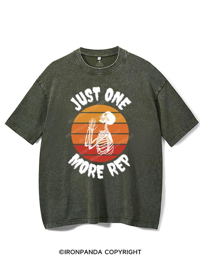 JUST ONE MORE REP VINTAGE GYM SHIRT