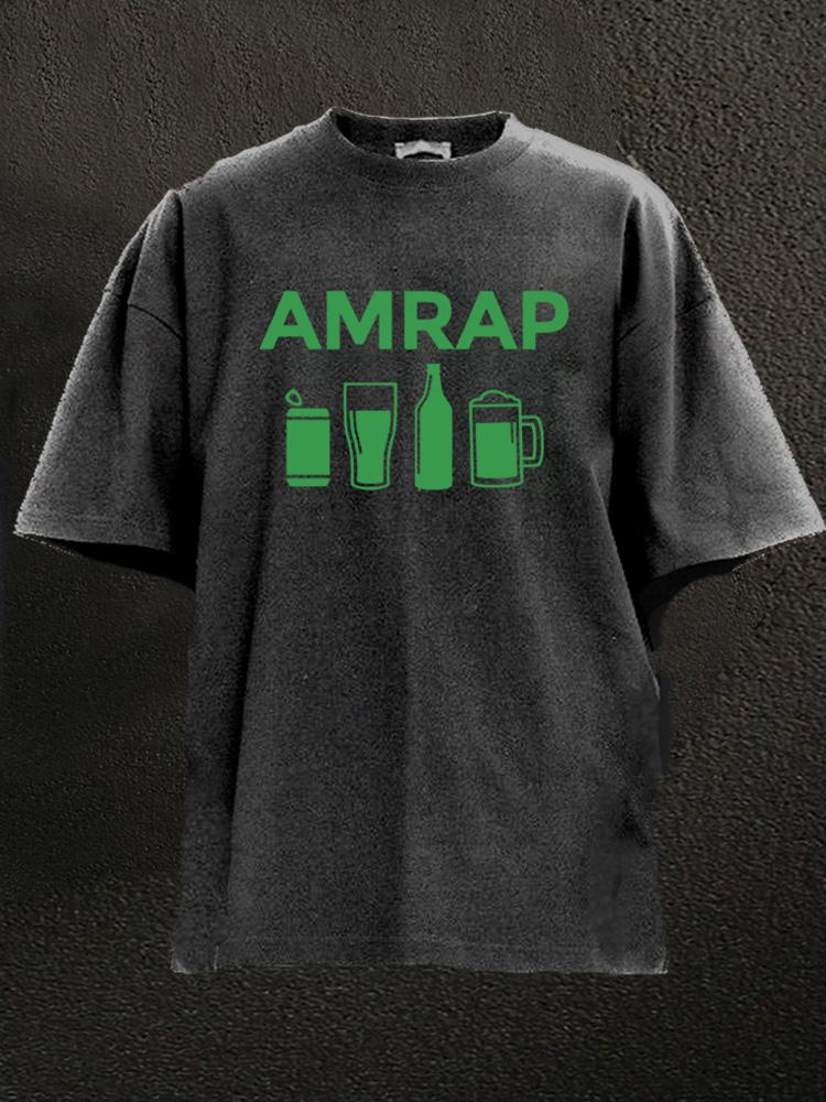 AMRAP St. Patrick's day Washed Gym Shirt