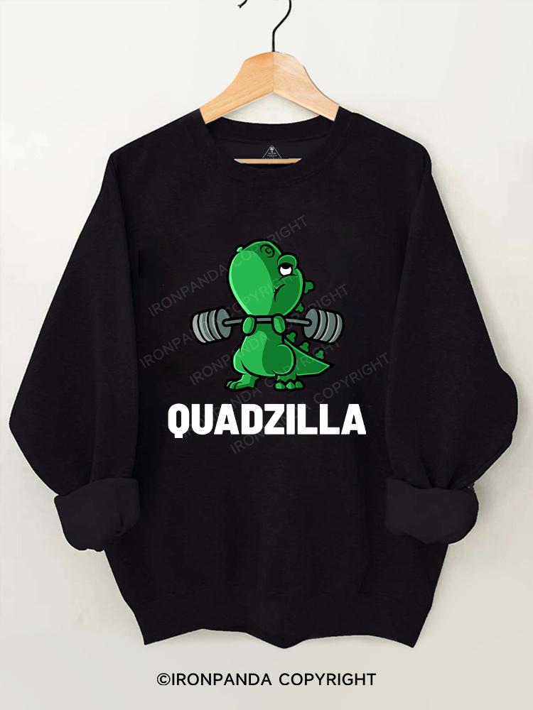 Quad Dinosaur Exercise Gym Sweatshirt