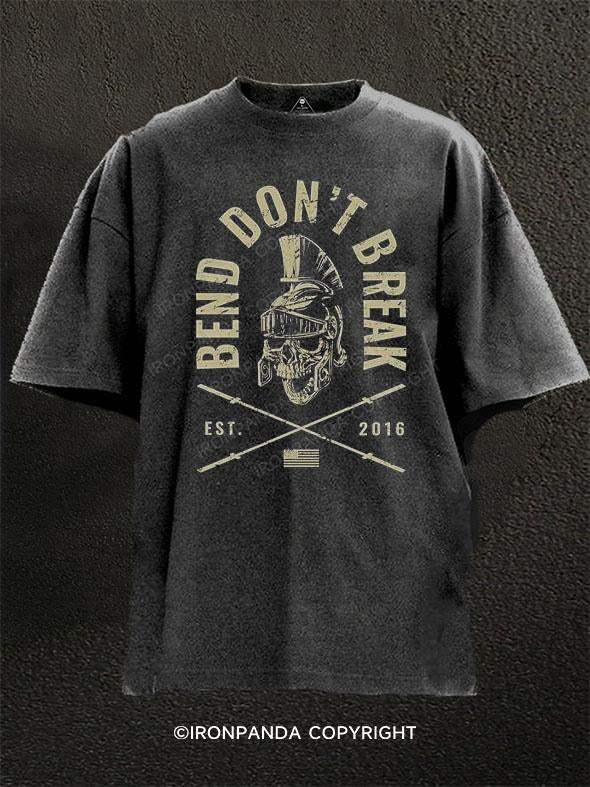 Bend Don't Break  Washed Gym Shirt