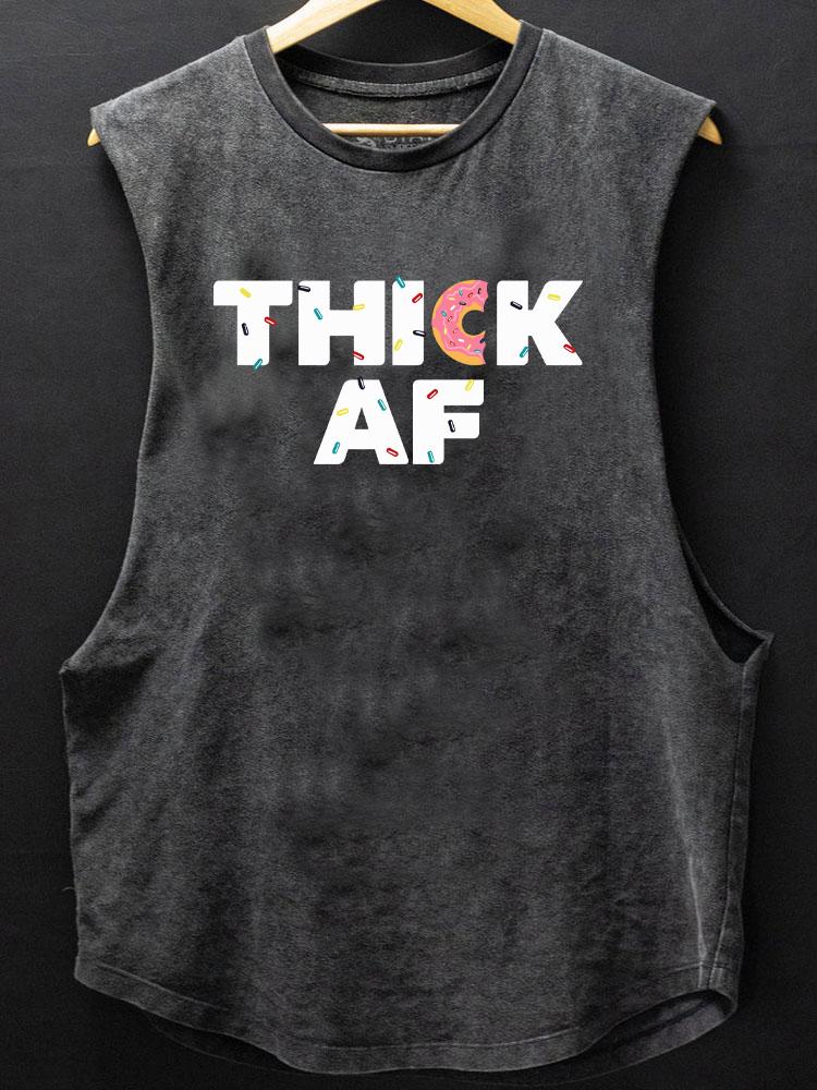 thick af SCOOP BOTTOM COTTON TANK