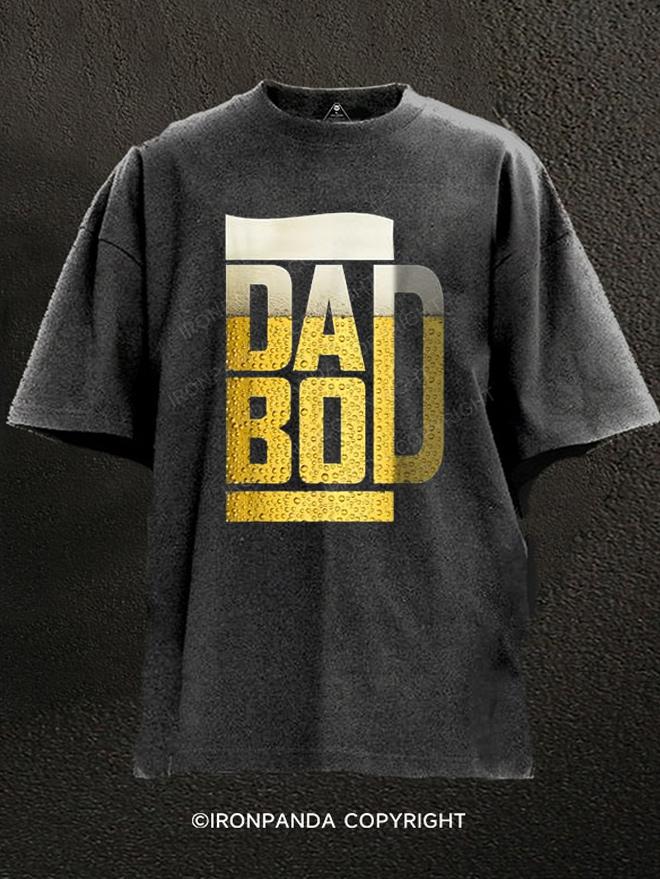 Dad Bod Washed Gym Shirt