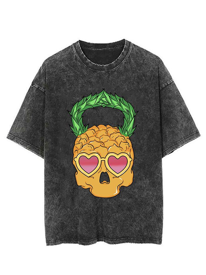 Pineapple Kettlebell Vintage Gym Shirt