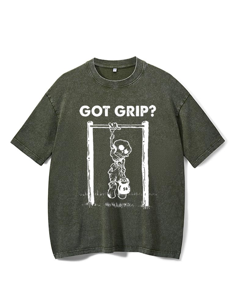 GOT GRIP Washed Gym Shirt