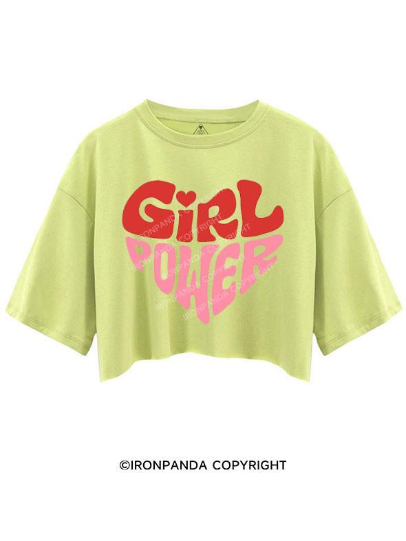 GIRL POWER CROP TOPS