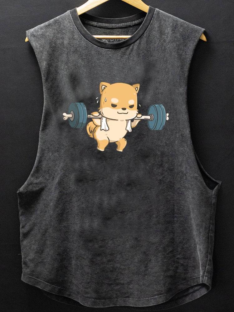 SQUAT DOG  BOTTOM COTTON TANK