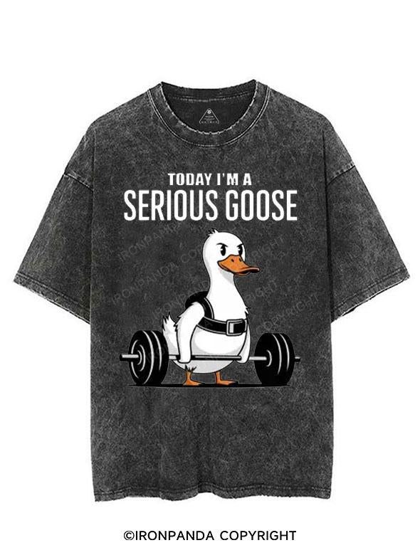 TODAY I'M A SERIOUS GOOSE VINTAGE GYM SHIRT