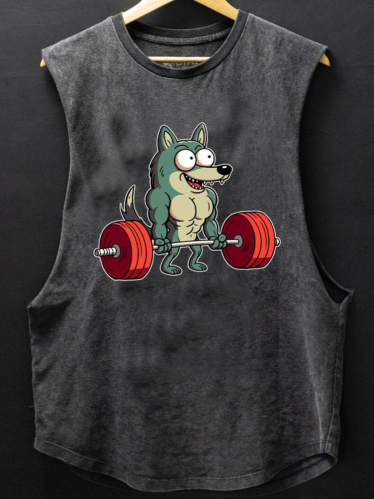 deadlift wolf BOTTOM COTTON TANK