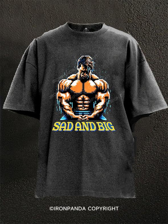 Sad and Big Washed Gym Shirt