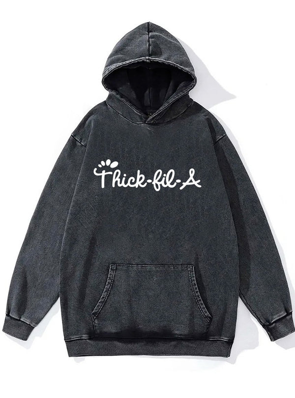 Thick-fil-a Washed Gym Hoodie