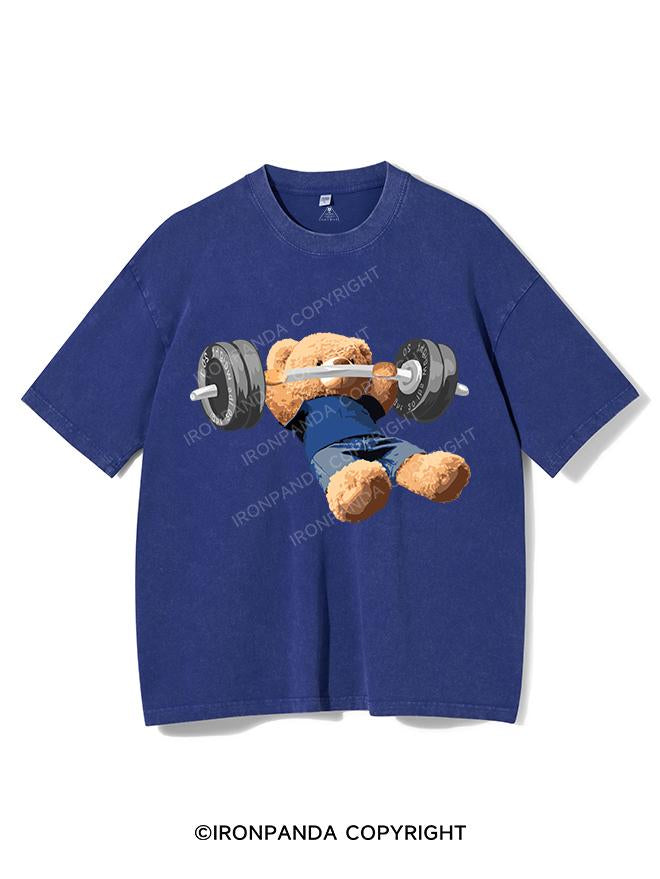 BENCH-BEARIN' TEDDY VINTAGE GYM SHIRT