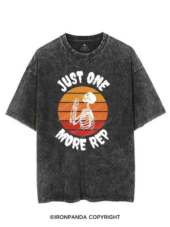 JUST ONE MORE REP VINTAGE GYM SHIRT