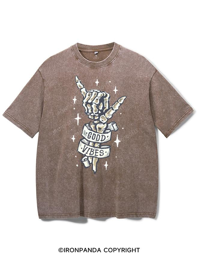 GOOD VIBES VINTAGE GYM SHIRT