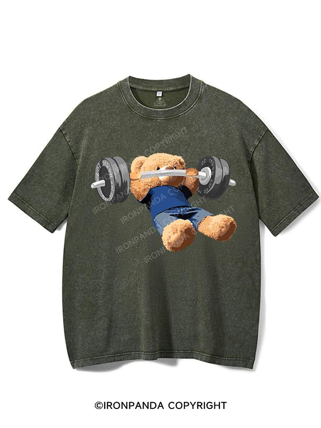 BENCH-BEARIN' TEDDY VINTAGE GYM SHIRT