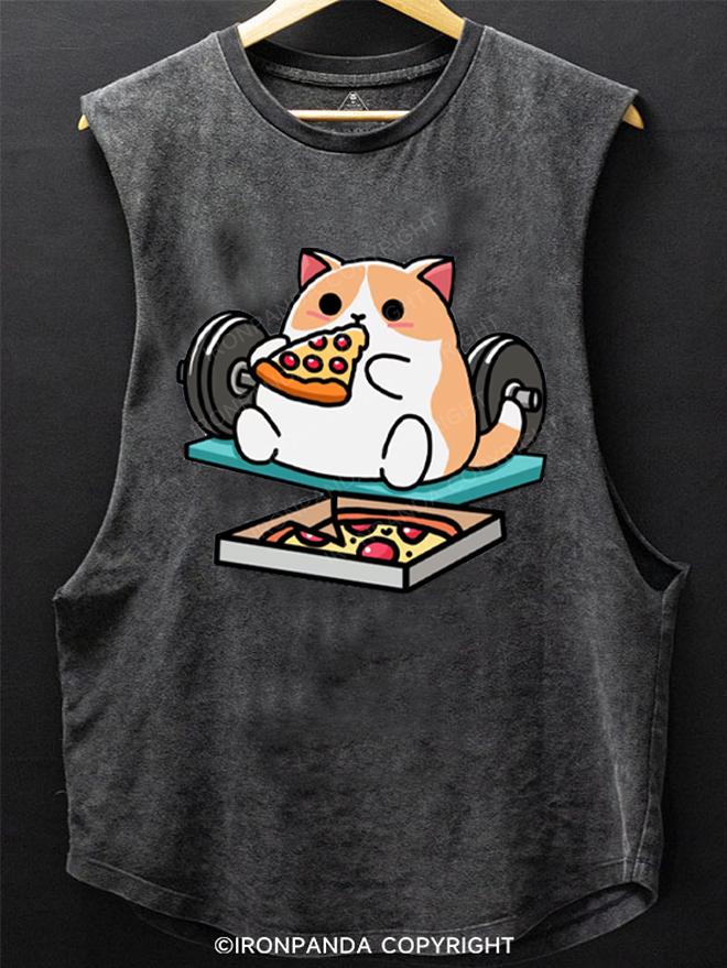 Pizza Cat SCOOP BOTTOM COTTON TANK