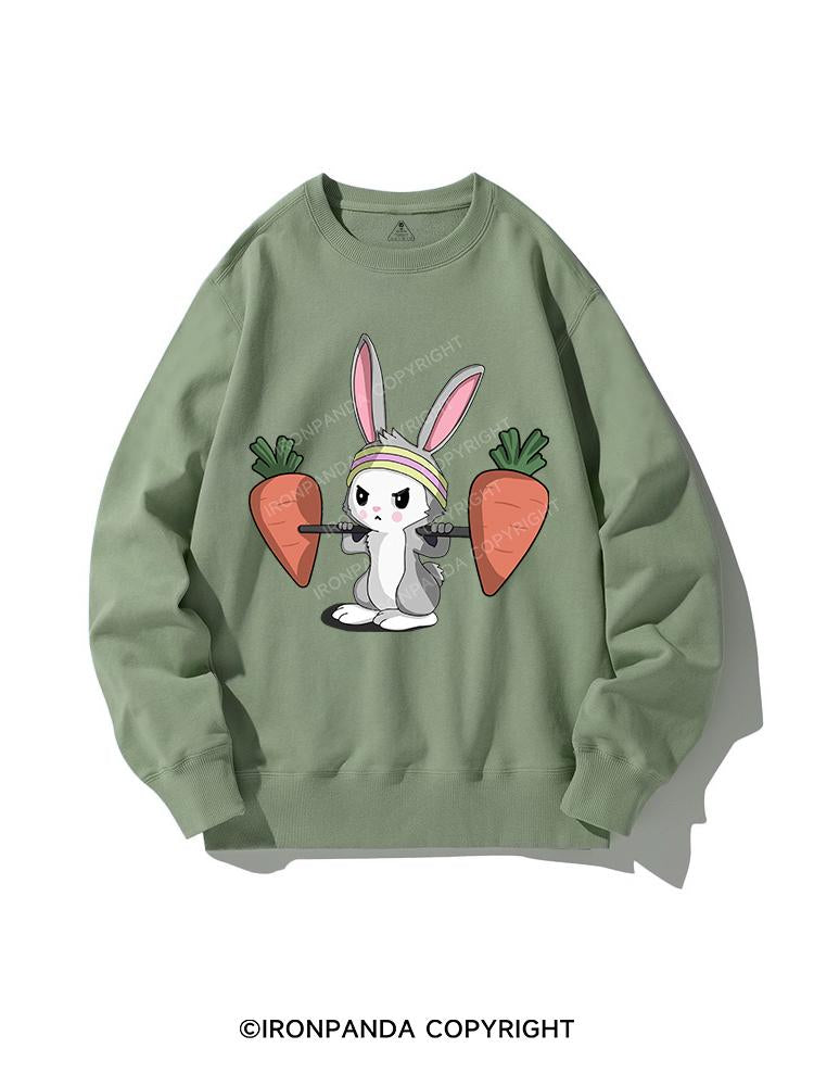 SQUAT RABBIT CREWNECK Sweatshirt