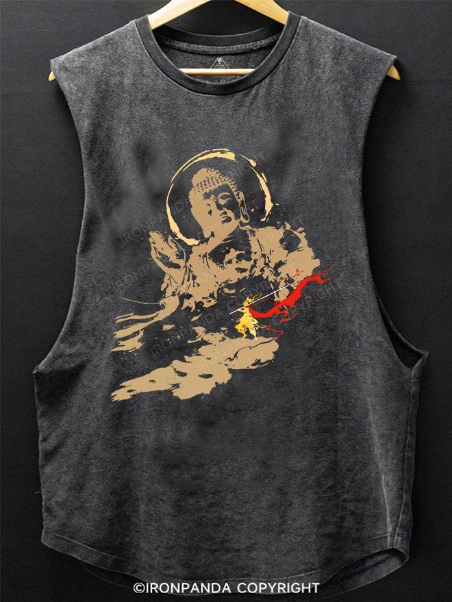 MONKEY KING：WUKONG SCOOP BOTTOM COTTON TANK
