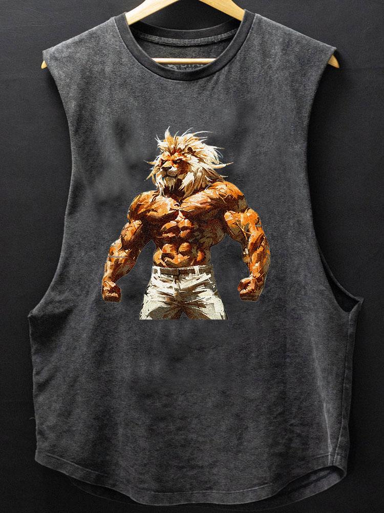 LION KING SCOOP BOTTOM COTTON TANK