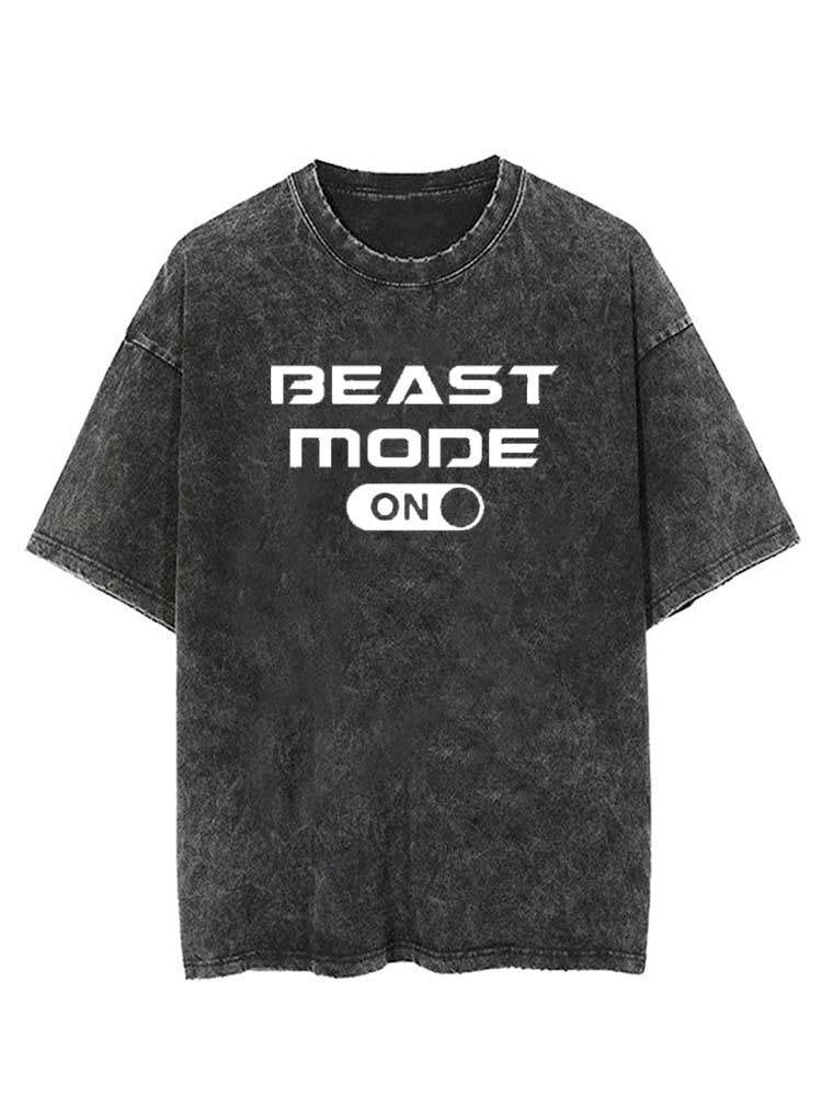 Beast Mode On Vintage Gym Shirt