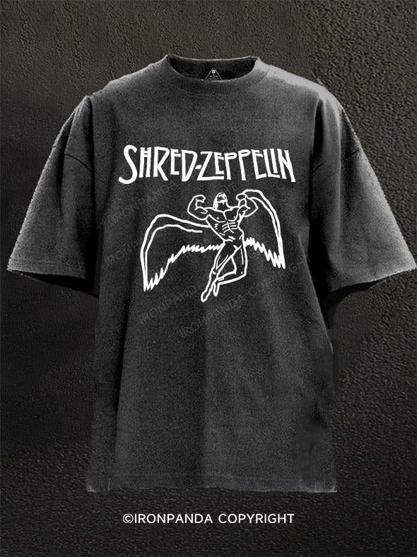 SHRED ZEPPELIN Washed Gym Shirt