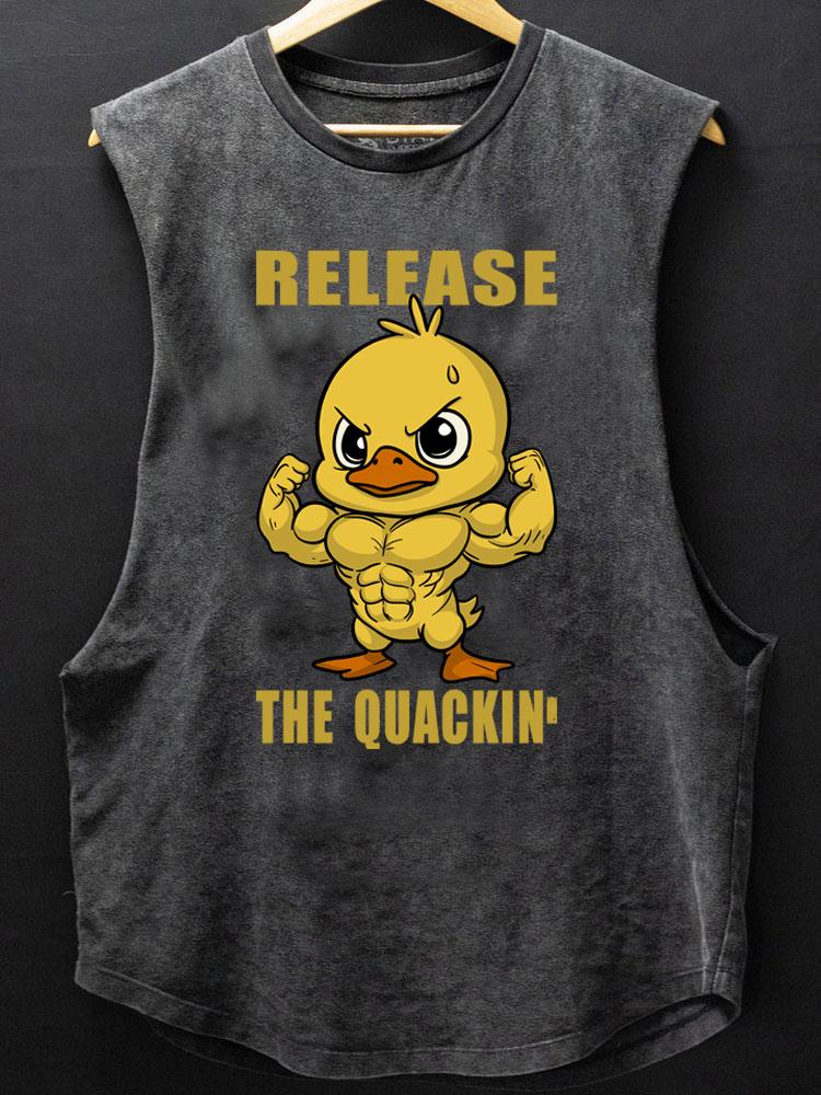 release the quackin' SCOOP BOTTOM COTTON TANK