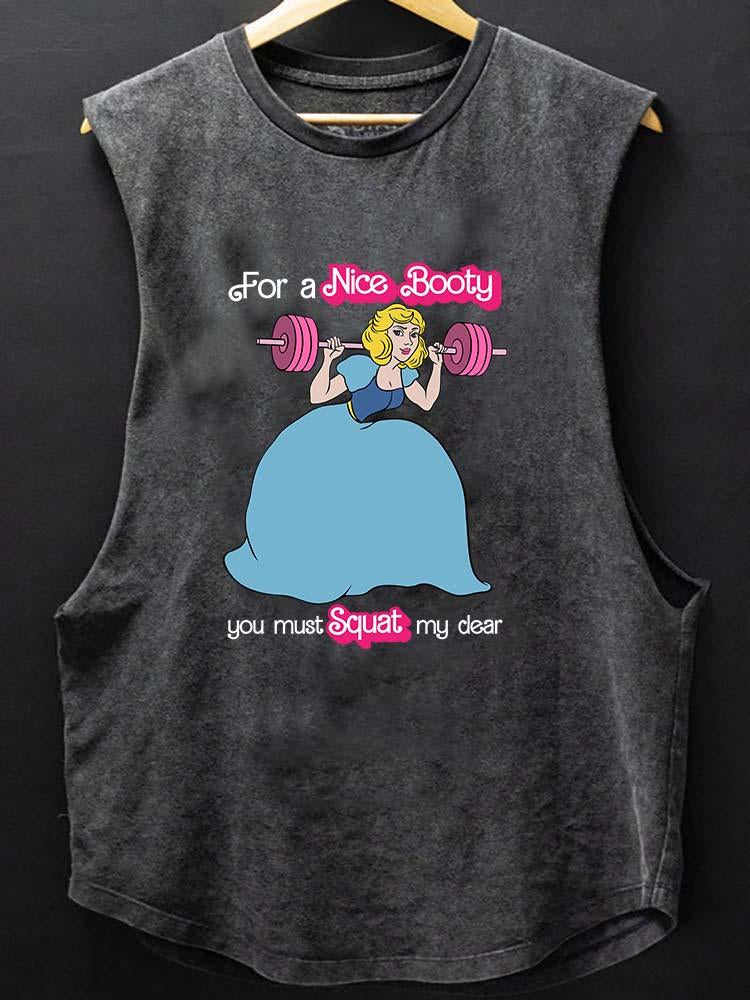 for a nice booty SCOOP BOTTOM COTTON TANK
