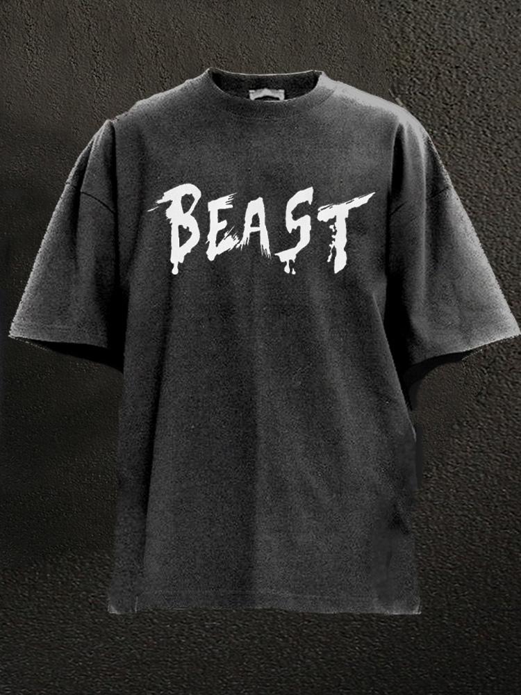 beast Washed Gym Shirt