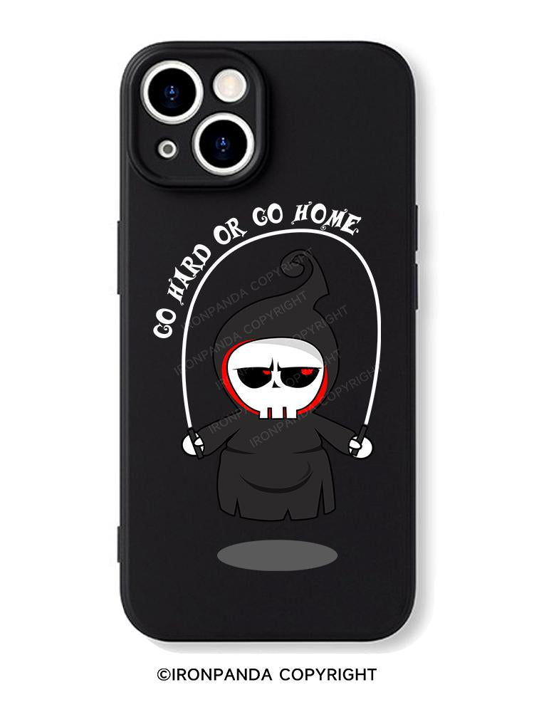 GO HARD OR GO HOME iPhone Case