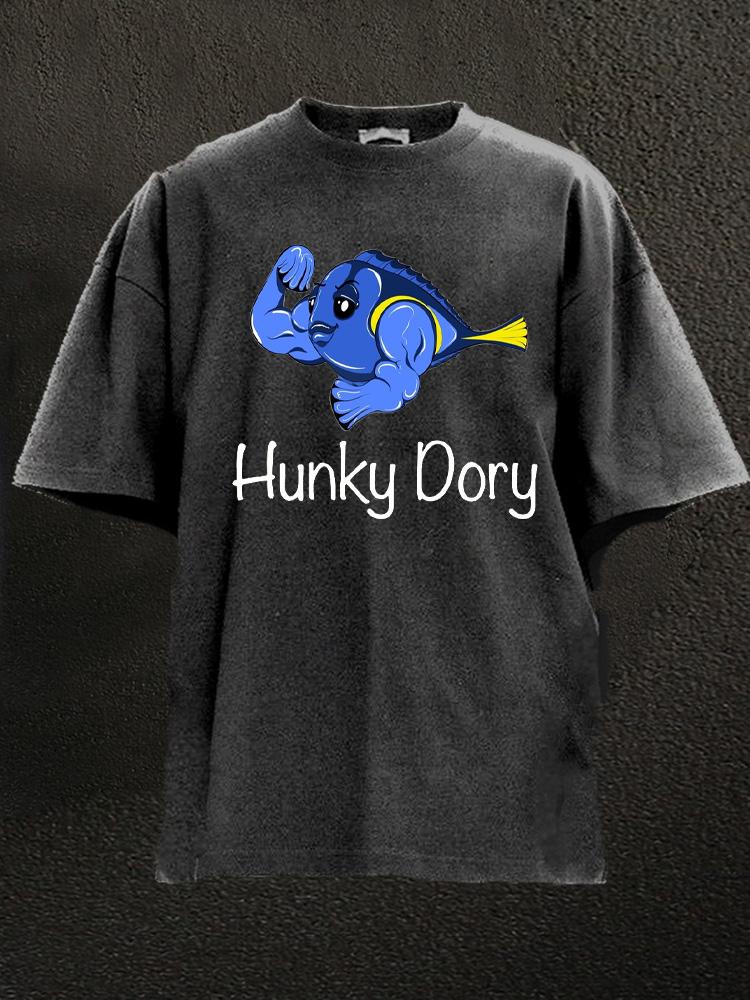 Hunky Dory Washed Gym Shirt