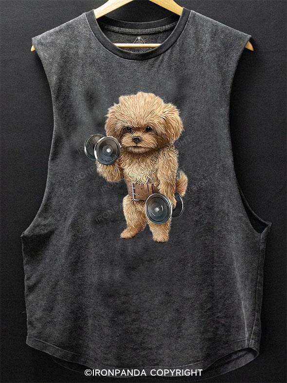 GYM DOG SCOOP BOTTOM COTTON TANK
