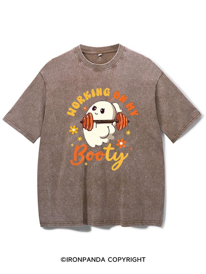 WORKING ON MY BOOTY VINTAGE GYM SHIRT