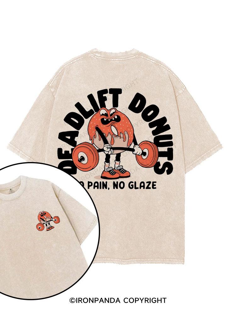 Deadlift Donuts printed Gym Shirt