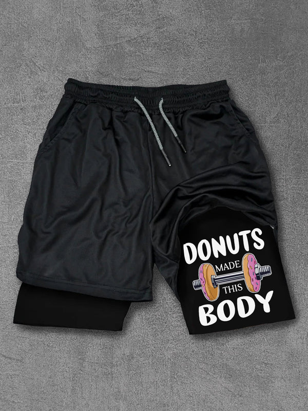 donuts made this body Performance Training Shorts