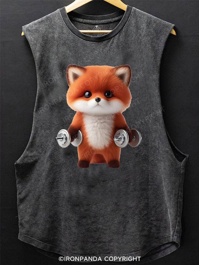 Dumbbell fox SCOOP BOTTOM COTTON TANK