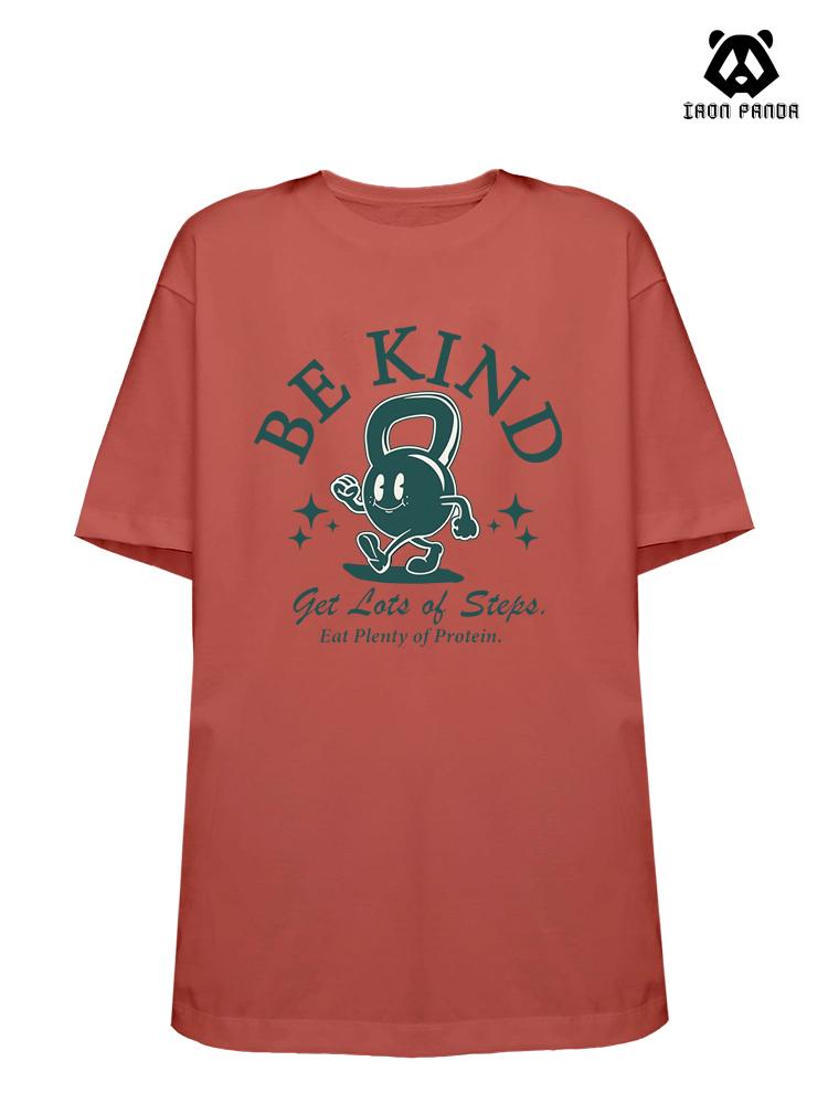 BE KIND Loose fit cotton  Gym T-shirt