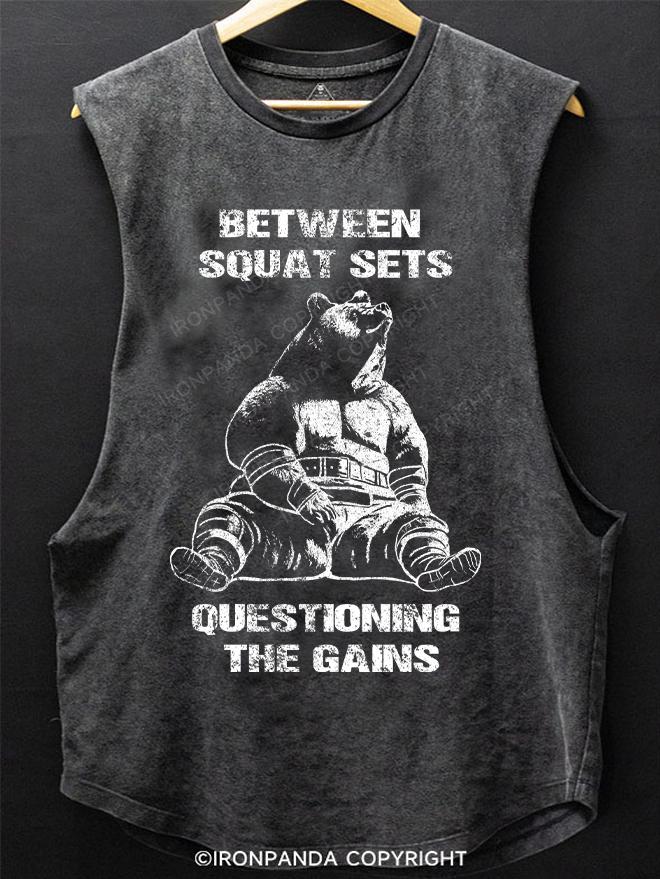 Between squat sets, questioning the gains SCOOP BOTTOM COTTON TANK