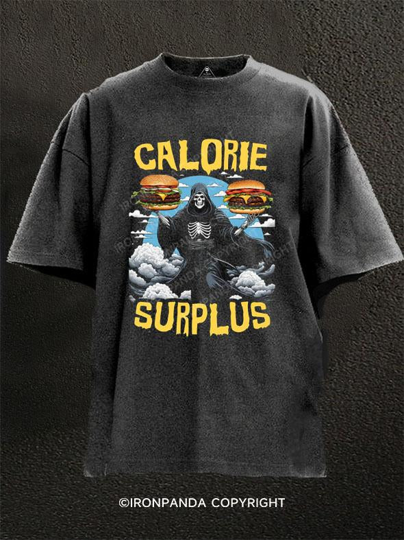 Calorie Surplus Washed Gym Shirt