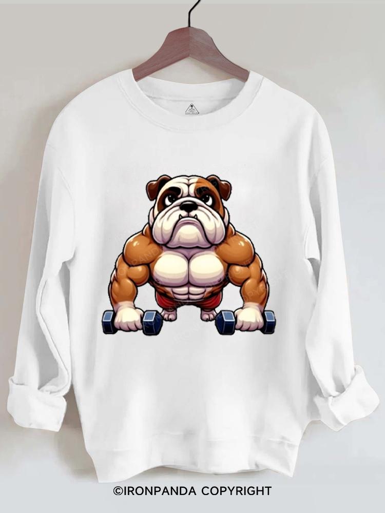 Fit Bulldog Gym Sweatshirt
