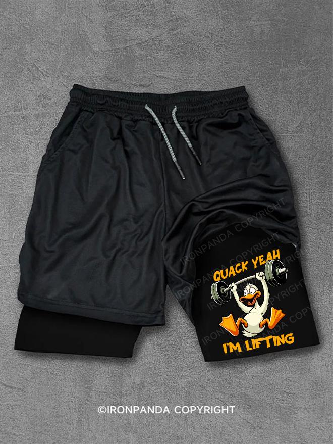 Quack yeah, I'm lifting Performance Training Shorts