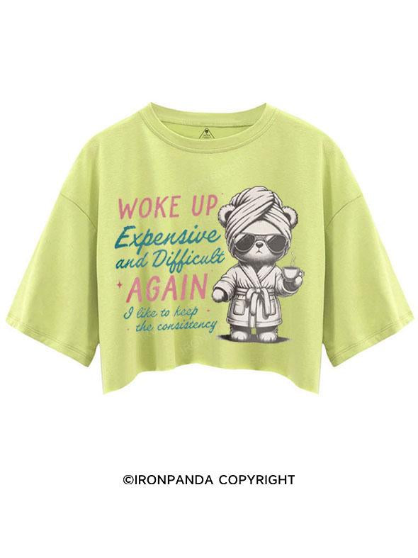 WOKE UP EXPENSIVE AND DIFFICULT AGAIN CROP TOPS