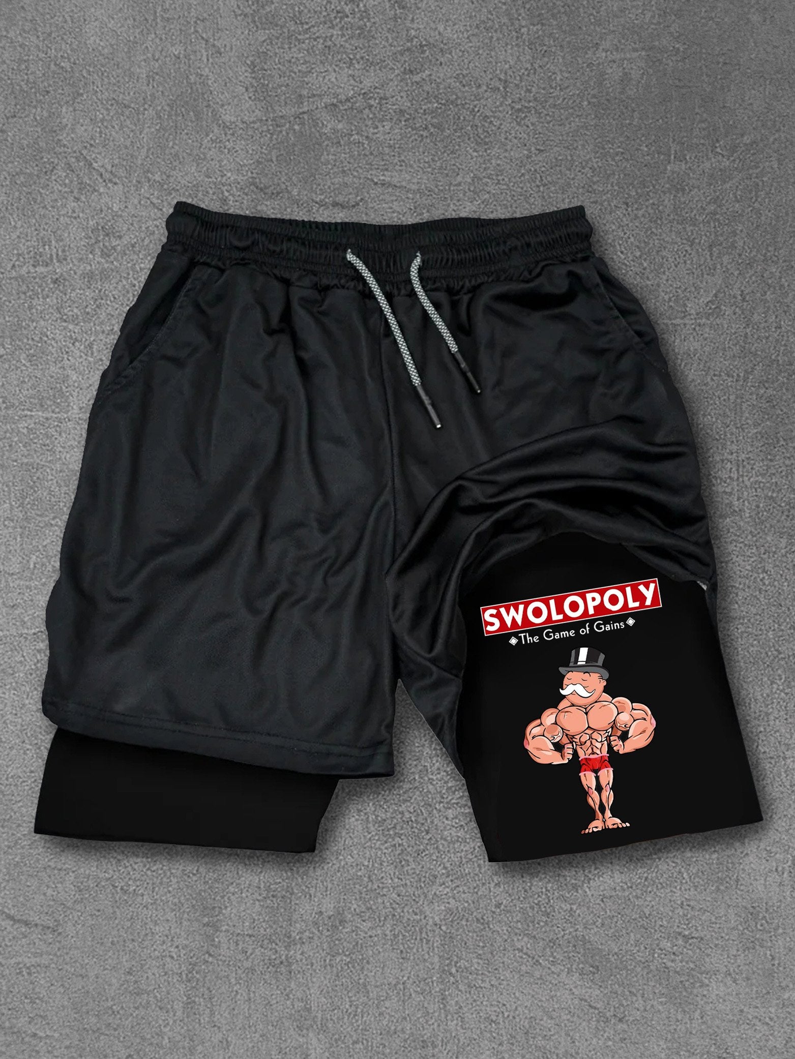 SWOLOPOLY Performance Training Shorts