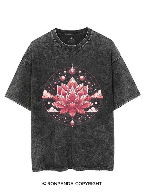 PEACE & LOTUS VINTAGE GYM SHIRT