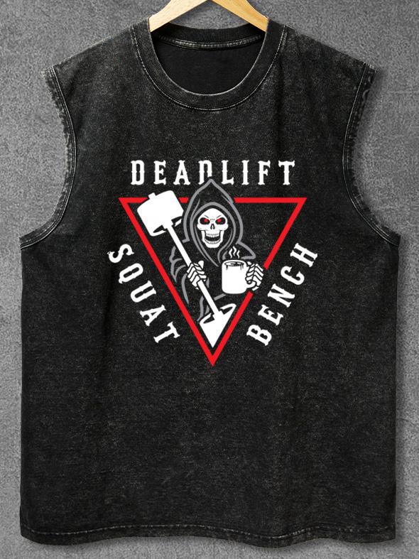DEADLIFT BENCH SQUAT Washed Gym Tank