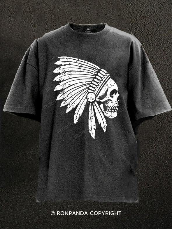 Native American Head Washed Gym Shirt