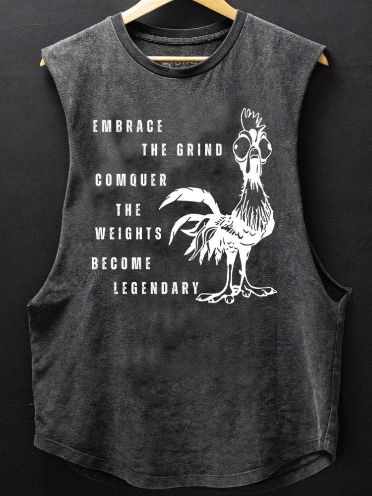 become legendary rooster SCOOP BOTTOM COTTON TANK