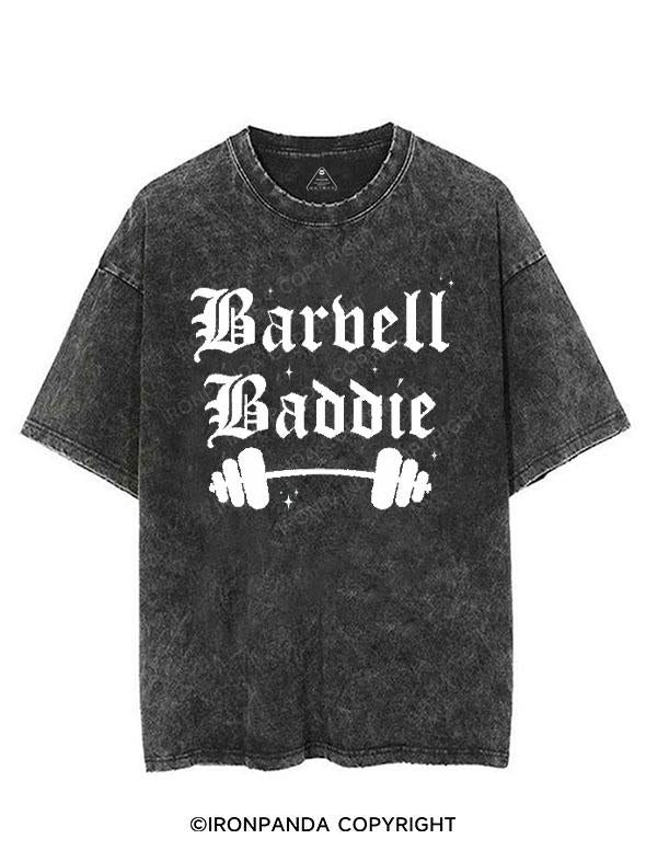 BARBELL BADDIE VINTAGE GYM SHIRT