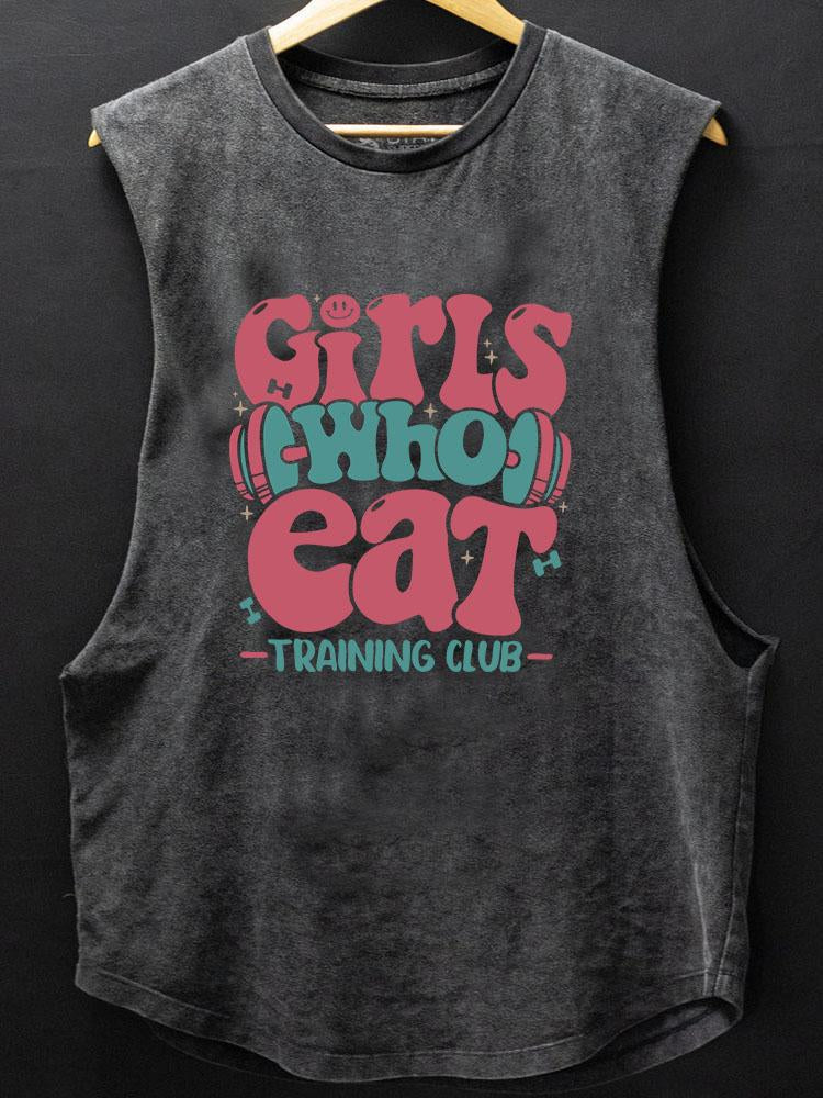 GIRLS WHO EAT SCOOP BOTTOM COTTON TANK
