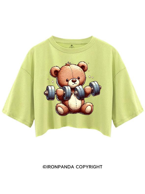 LIFTING TEDDY BEAR CROP TOPS